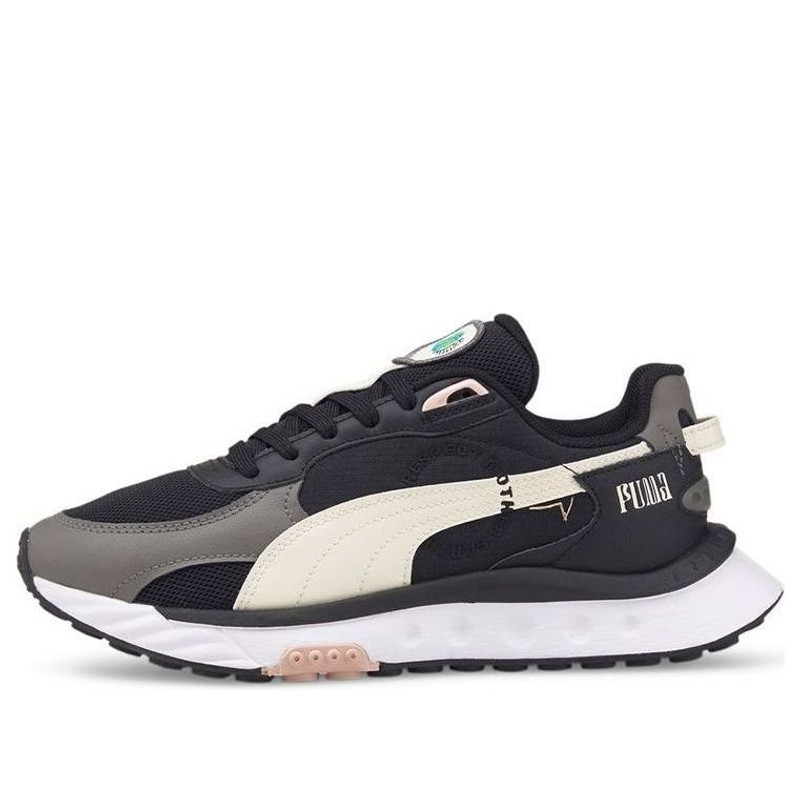 (WMNS) PUMA Wild Rider Downtown 'Black Ivory' 384417-01 - 1