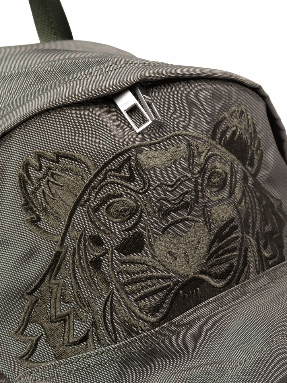 Tiger Head-embroidered backpack - 4