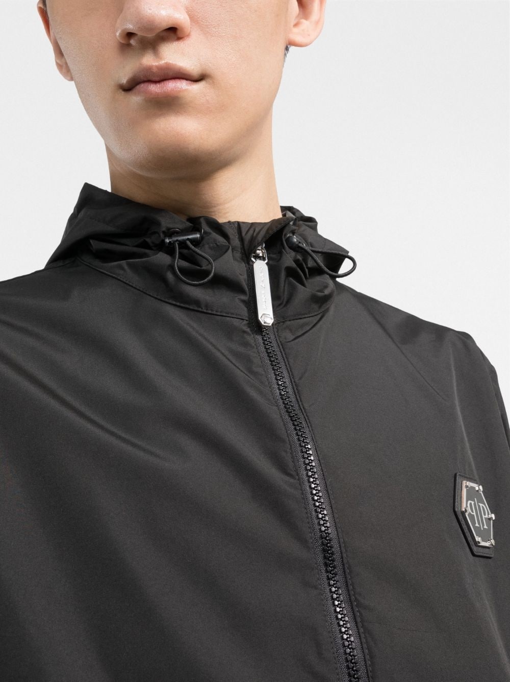 zipped windbreaker jacket - 5