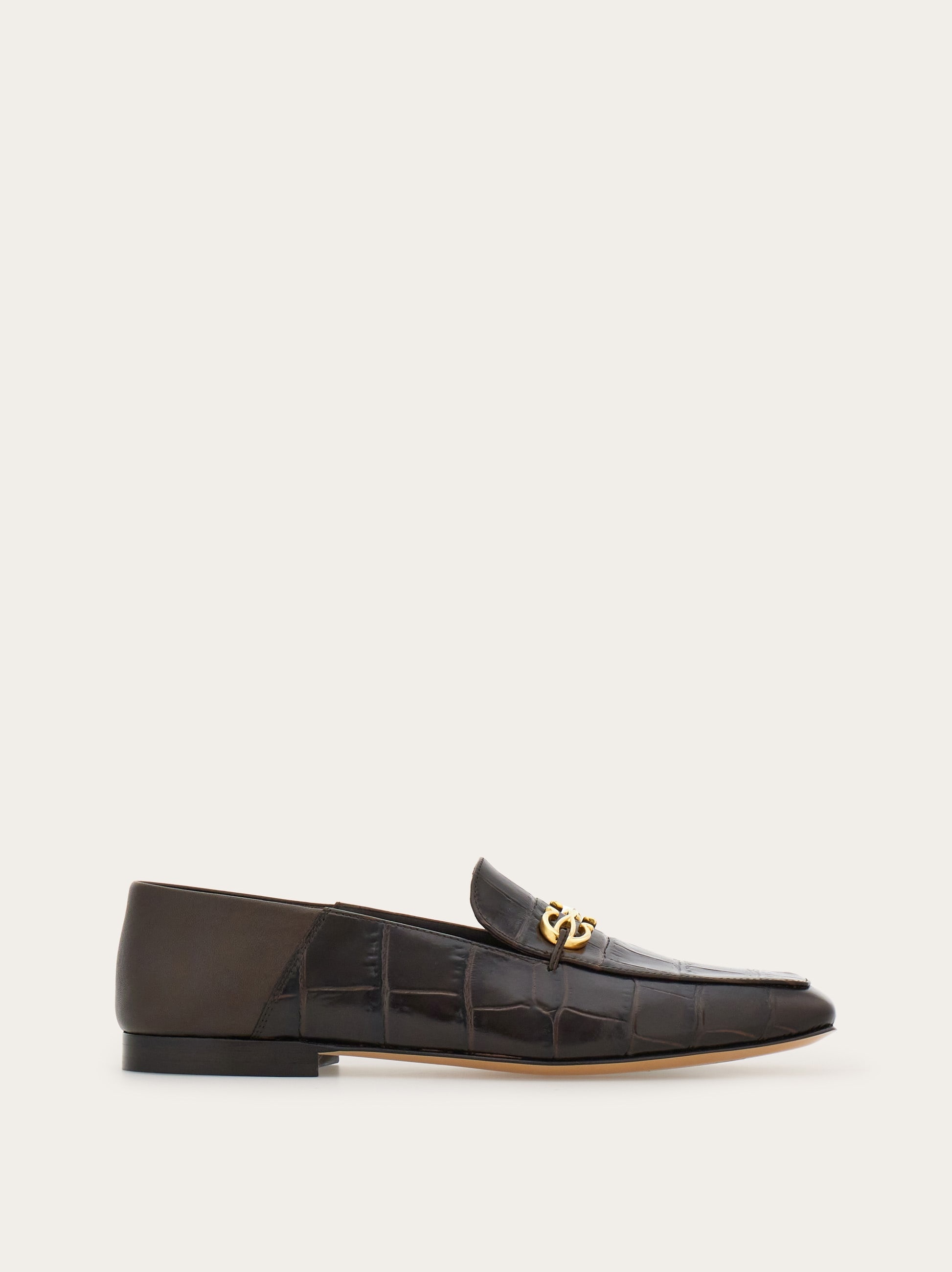 Loafer with Gancini ornament - 1