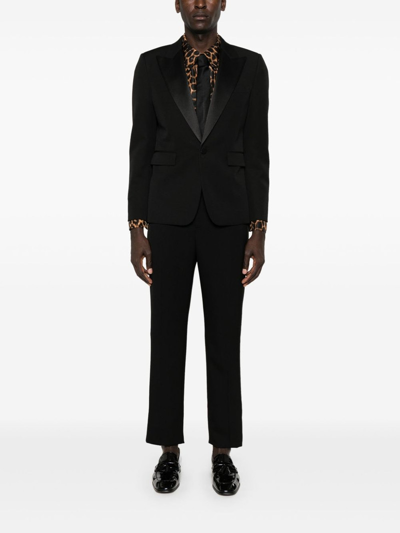 SAINT LAURENT virgin wool tuxedo jacket outlook