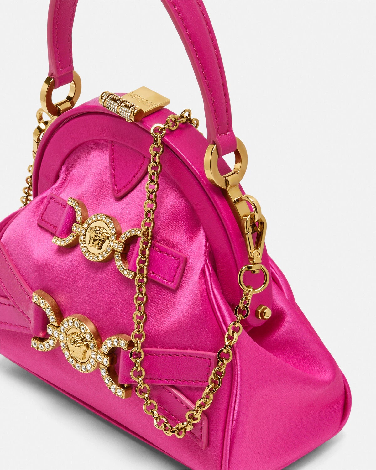 Crystal Medusa '95 Satin Mini Bag - 5