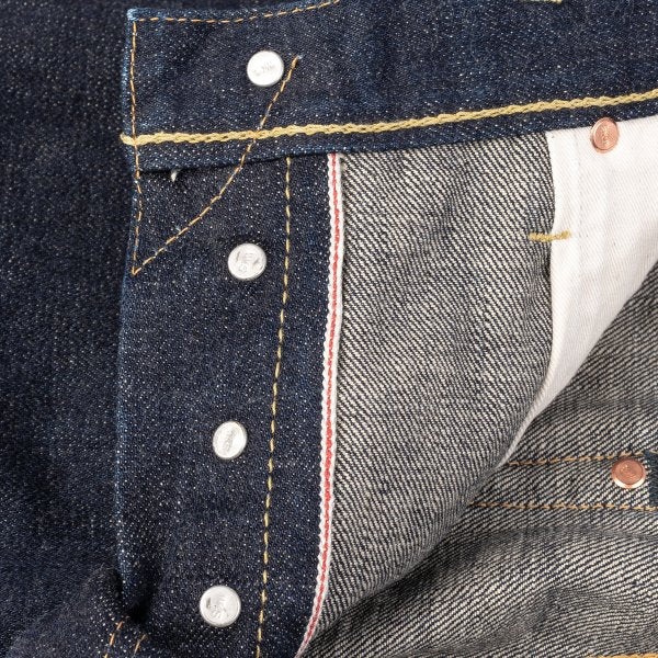 IH-777S-18 18oz Vintage Selvedge Denim Slim Taper Indigo - 9