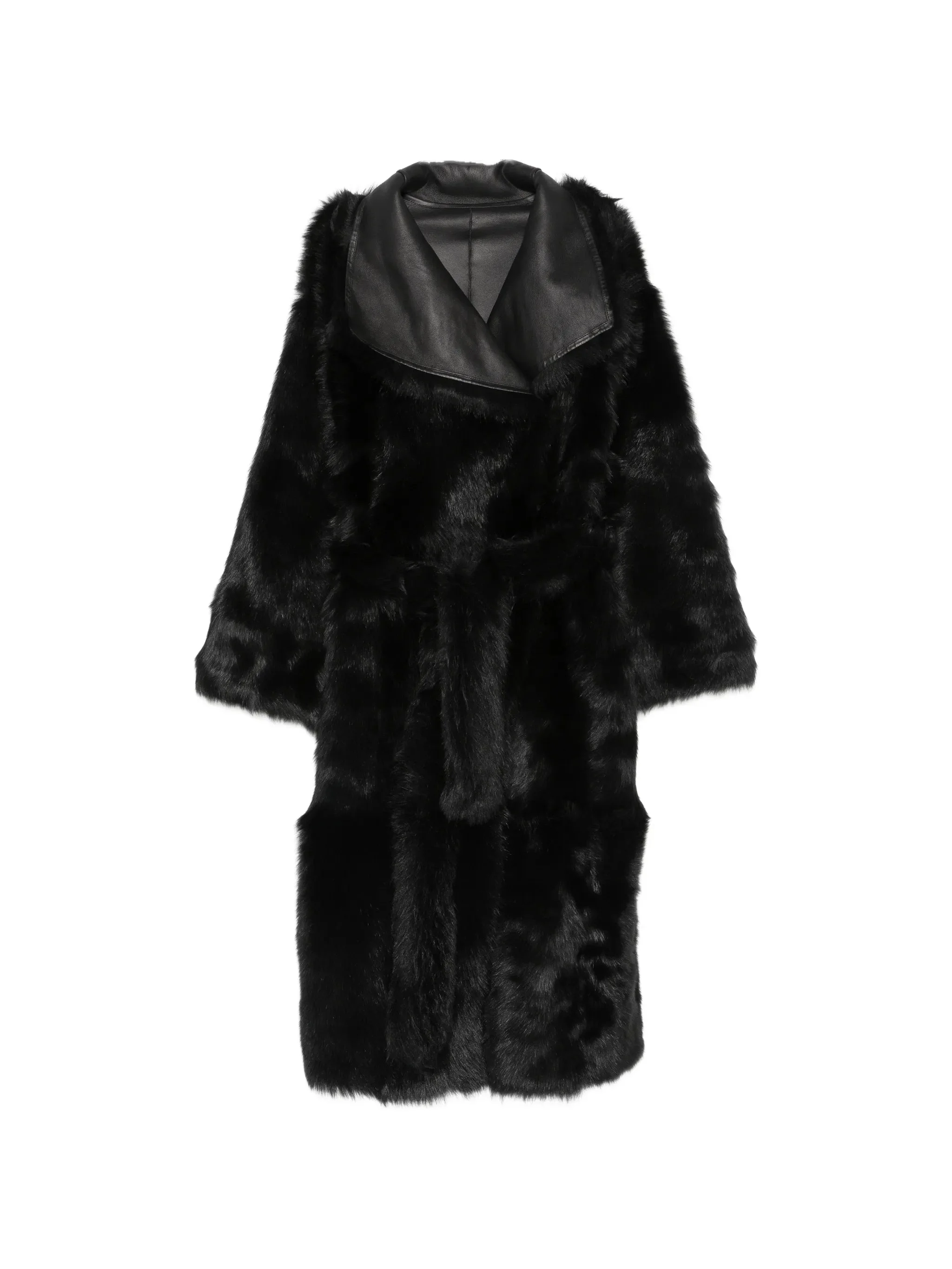 Yves Salomon Shearling-trimmed Fur Jacket - 1