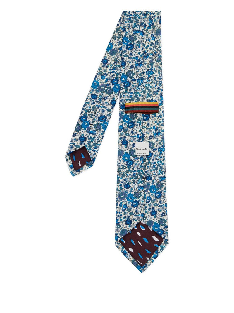Paul Smith floral print tie outlook