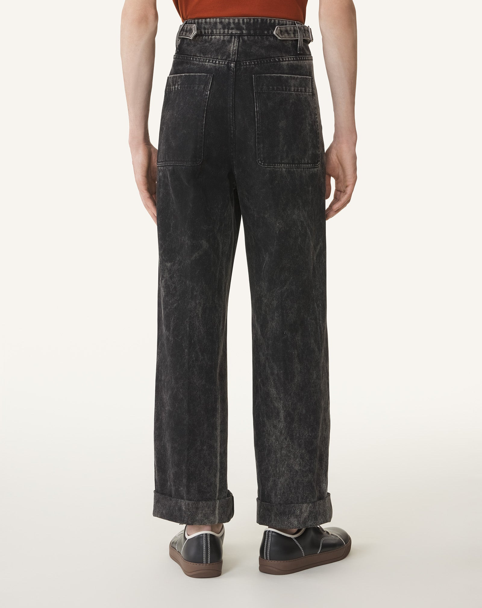 DENIM CHINO PANTS - 4