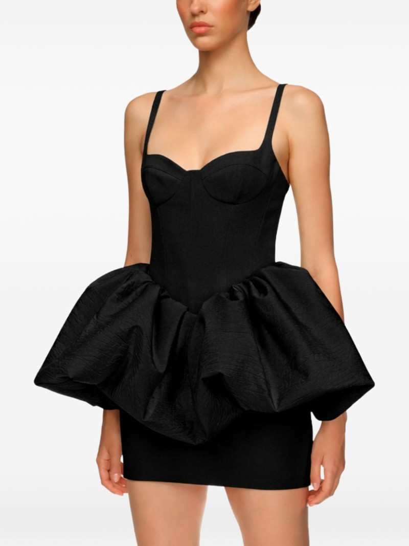 puff skirt-detail mini dress 4