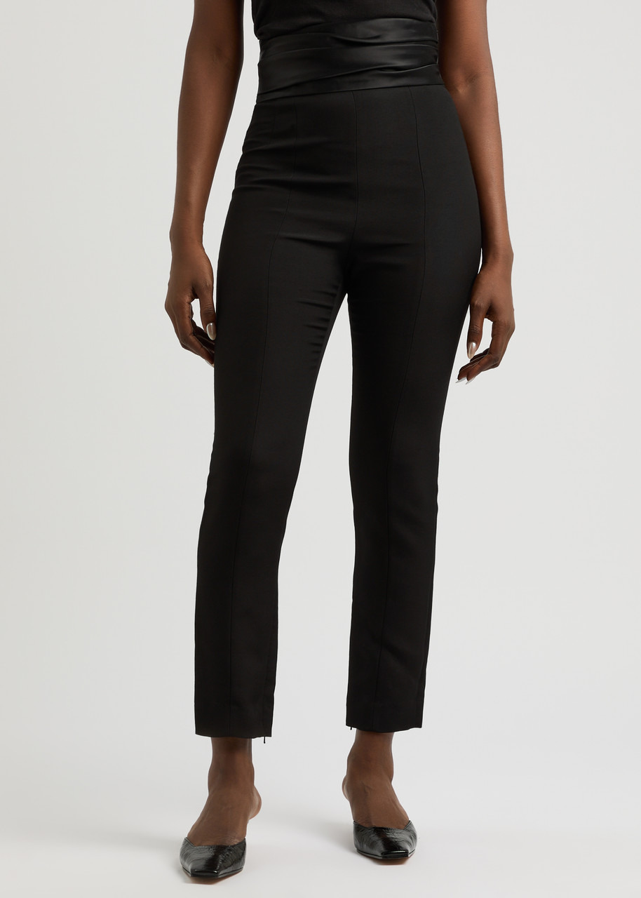 Khaite Lenro Slim-leg Woven Trousers - 2
