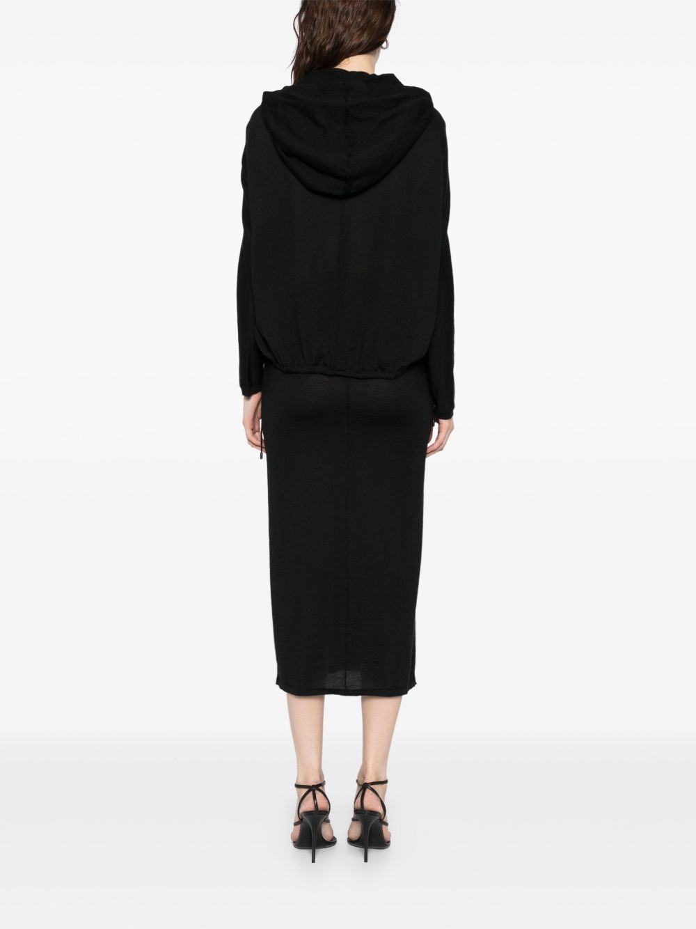 hooded dress - 4