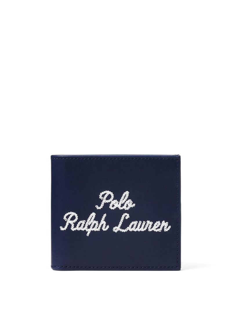 logo-embroidered wallet 1
