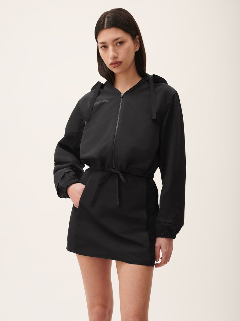Women’s (gaia)PLNT Nylon Cropped Jacket - Black 1