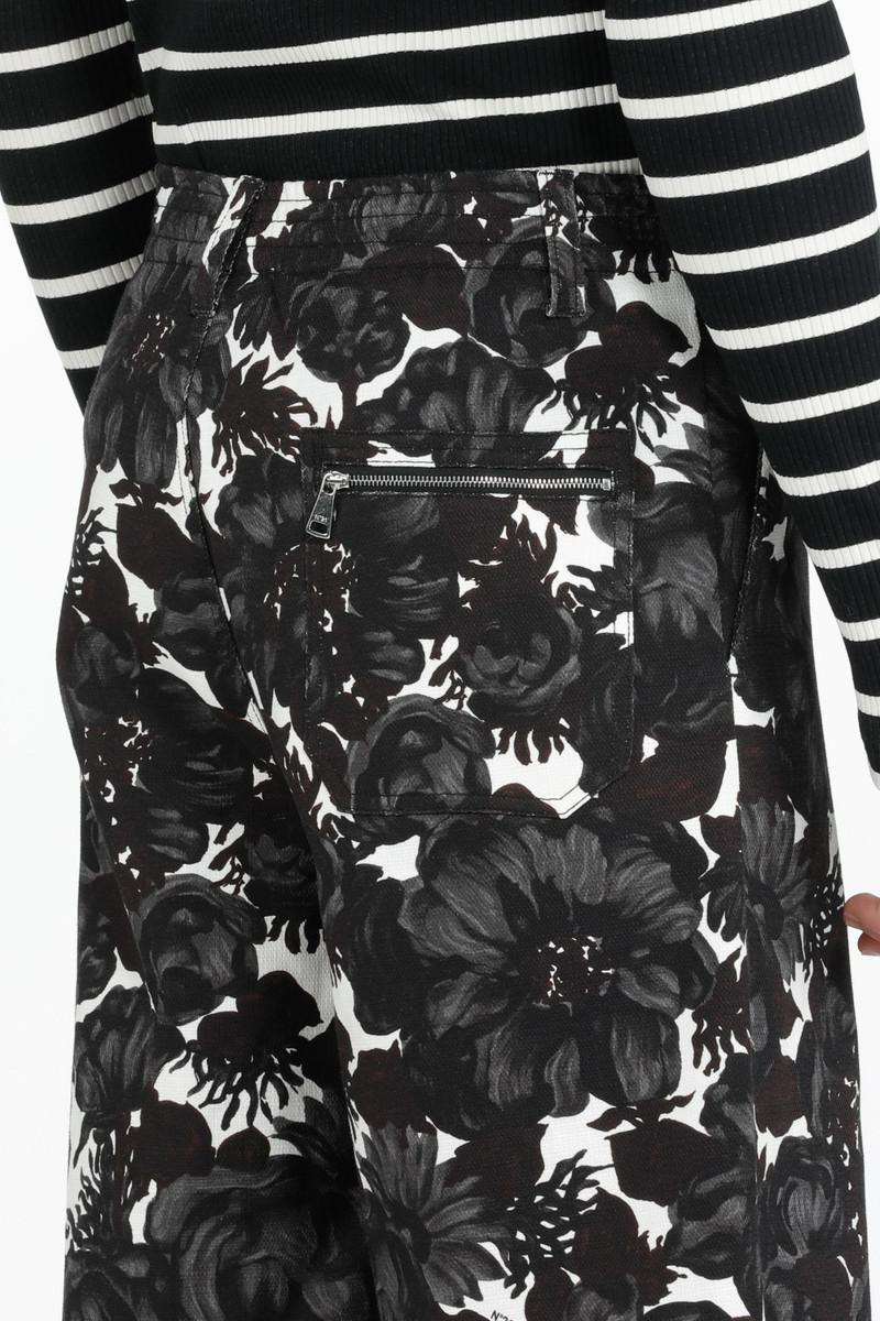 FLORAL-PRINT WIDE-LEG SHORTS 5