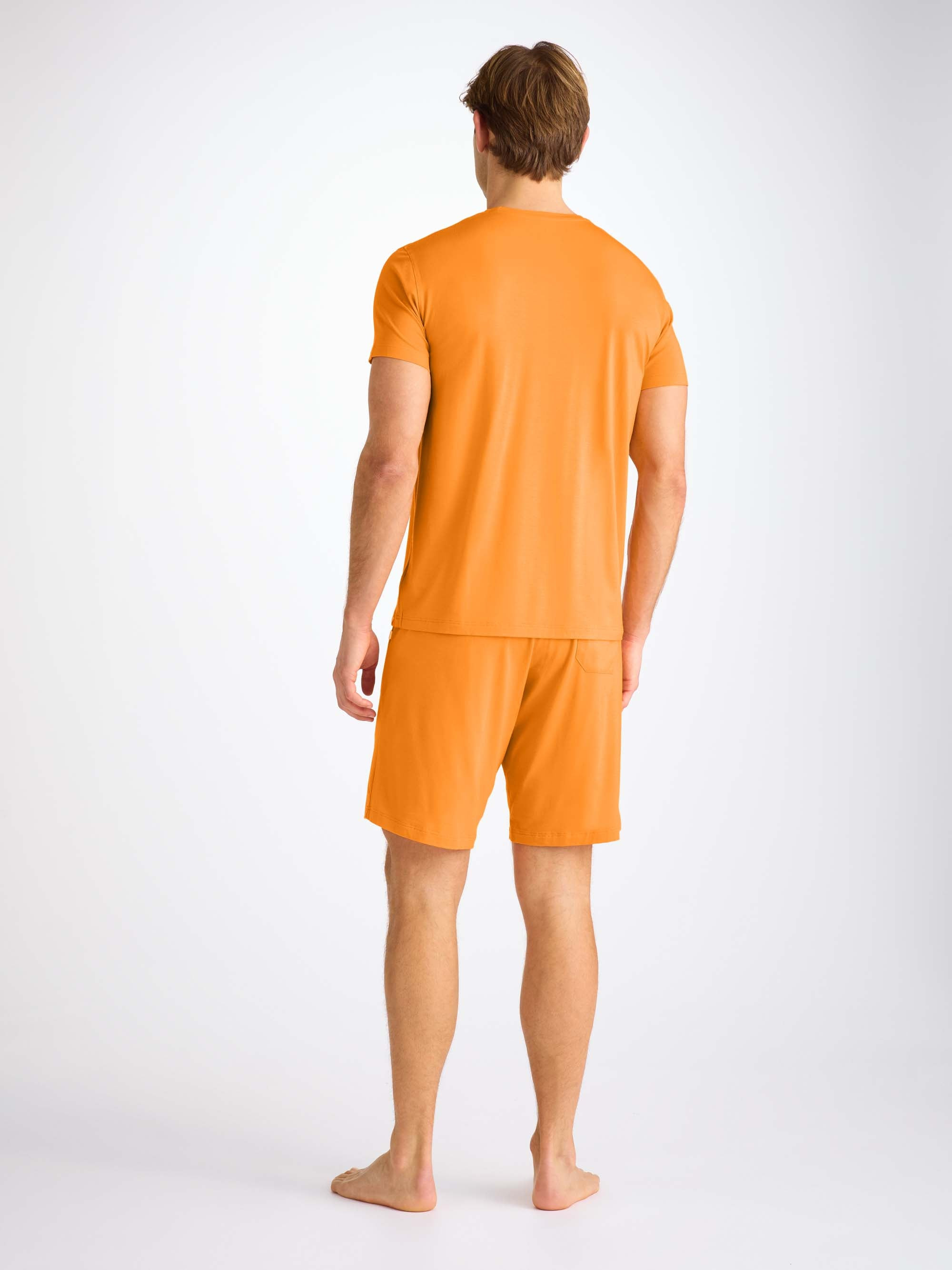 Men's Lounge Shorts Basel Micro Modal Stretch Apricot - 4