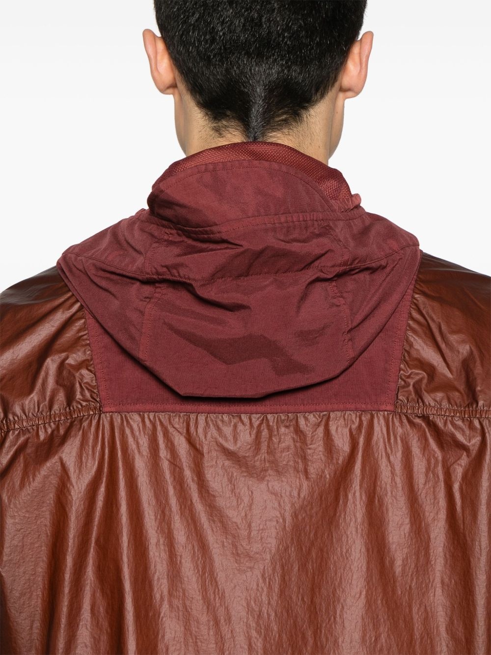 Lens-detail hooded jacket - 5