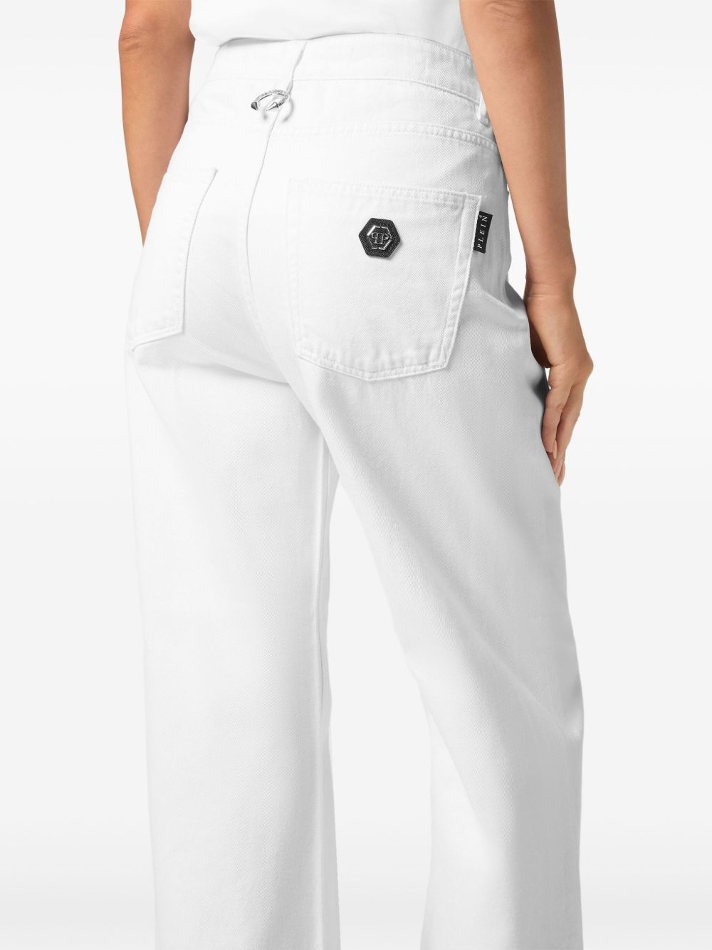 wide-leg jeans - 10