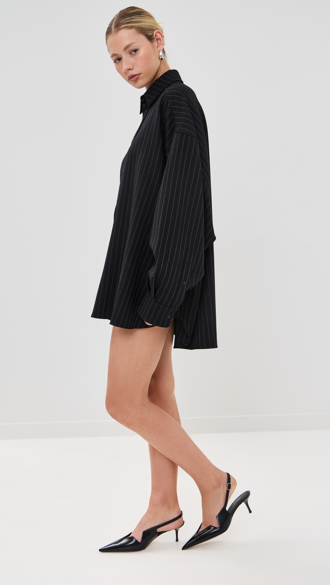 Oversize Shirt Dress Mini - 3