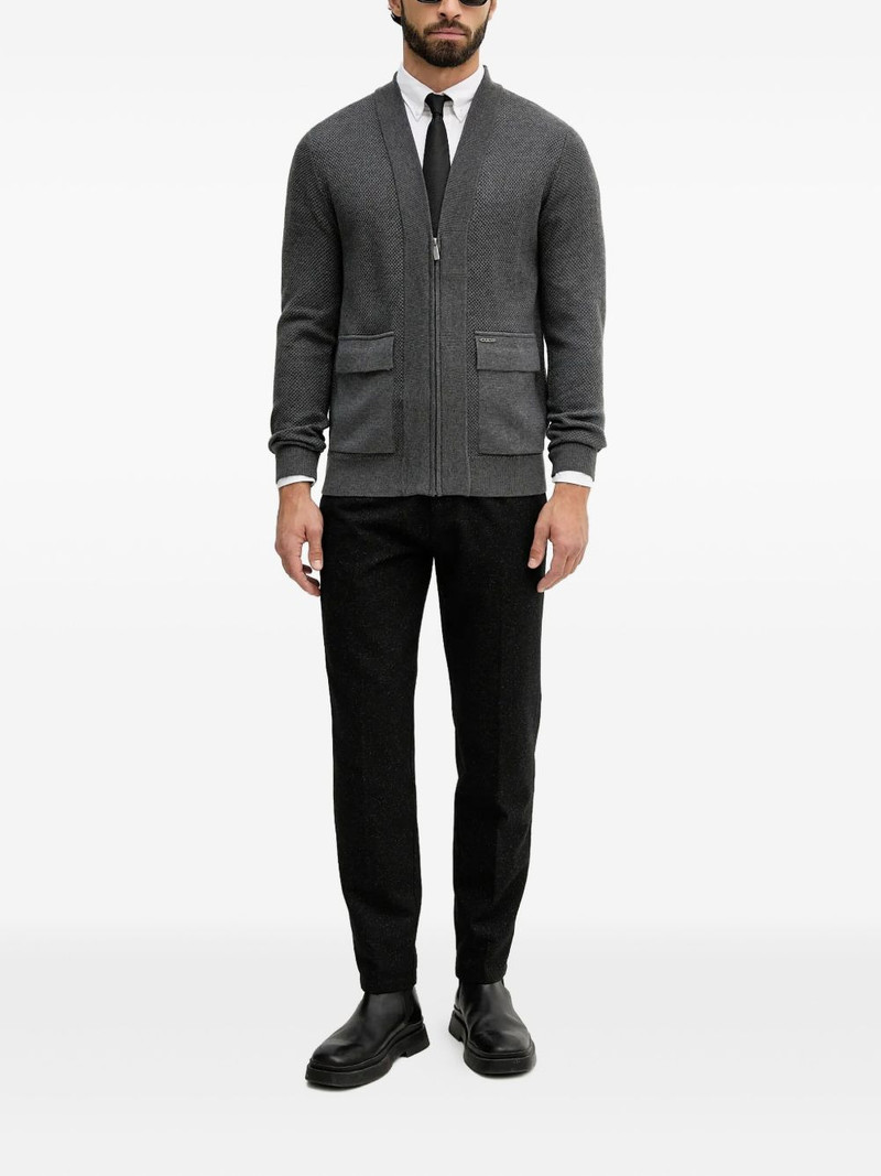 GUESS USA zip-up pocket cardigan outlook