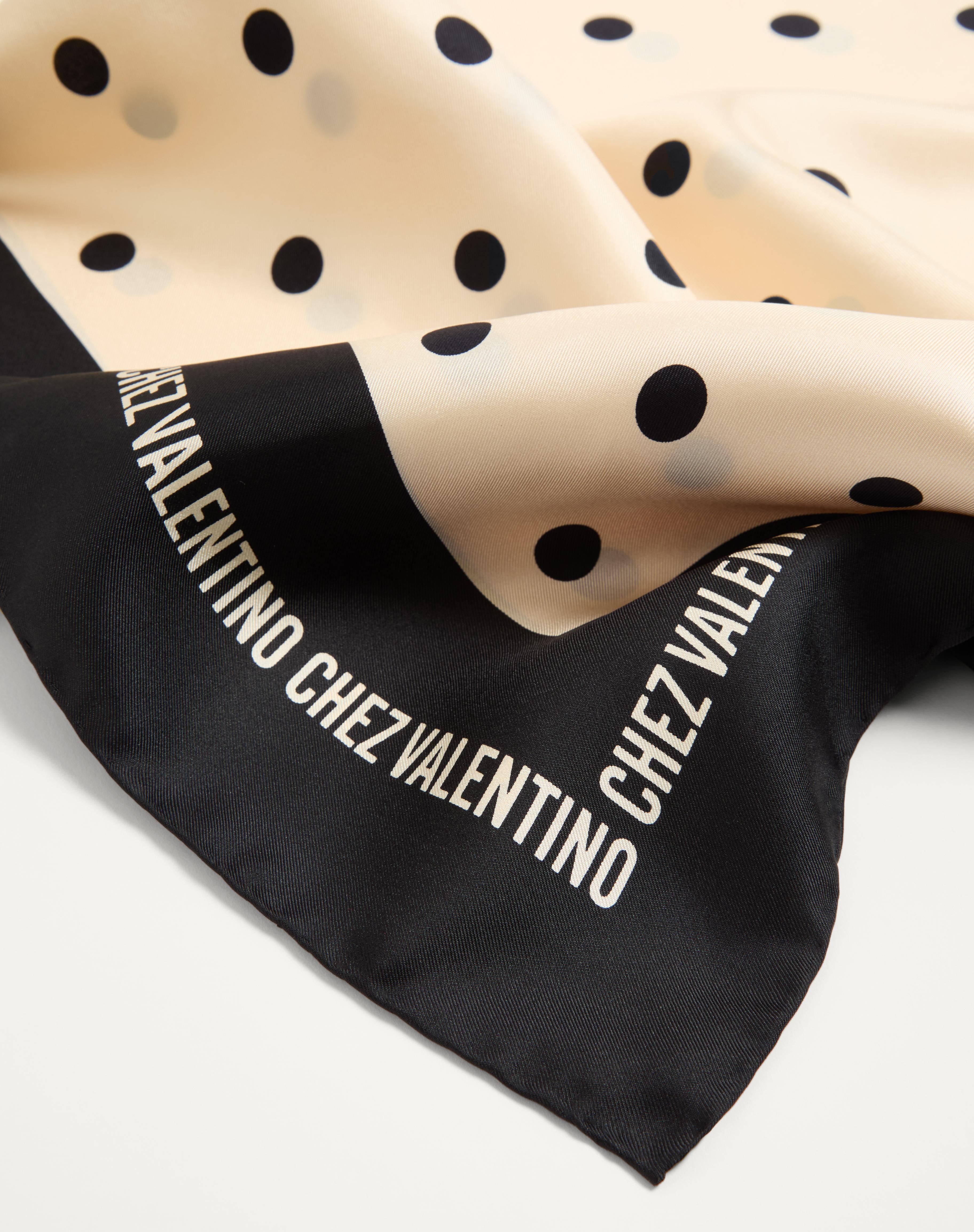 CHEZ VALENTINO SILK SCARF - 3
