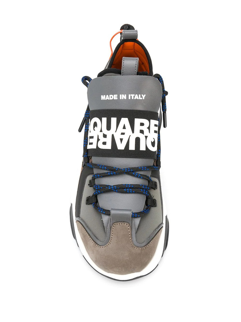 oversized tongue low top sneakers 4