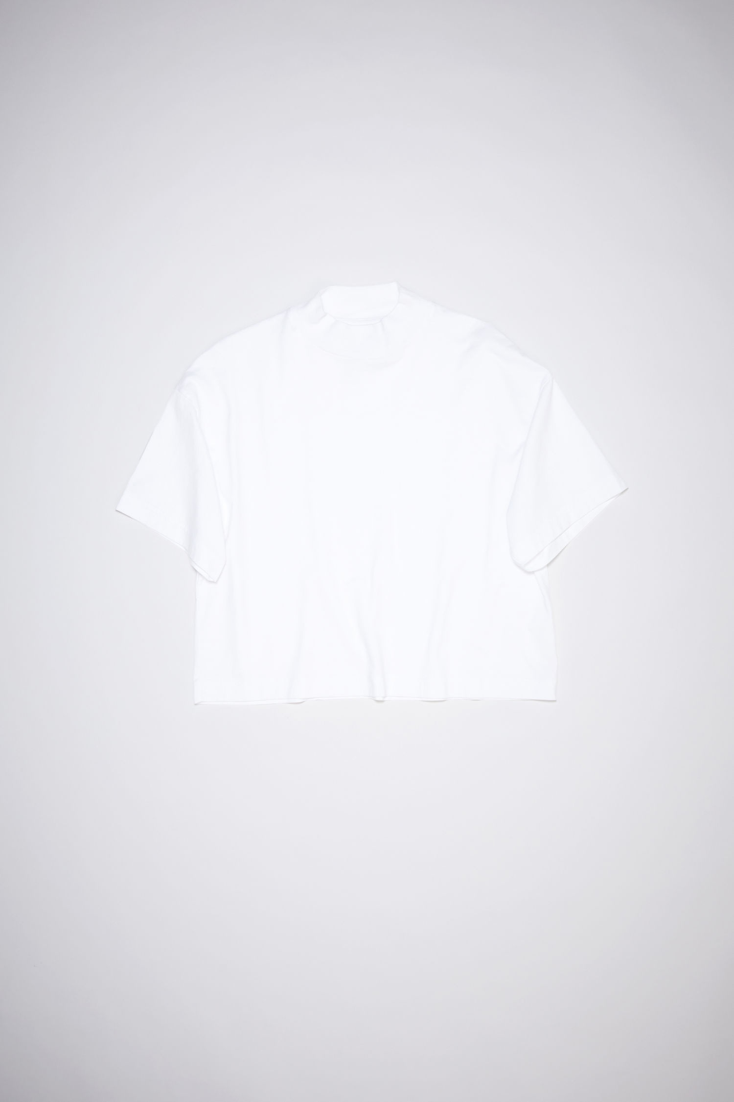 Boxy cropped t-shirt - Optic White - 1