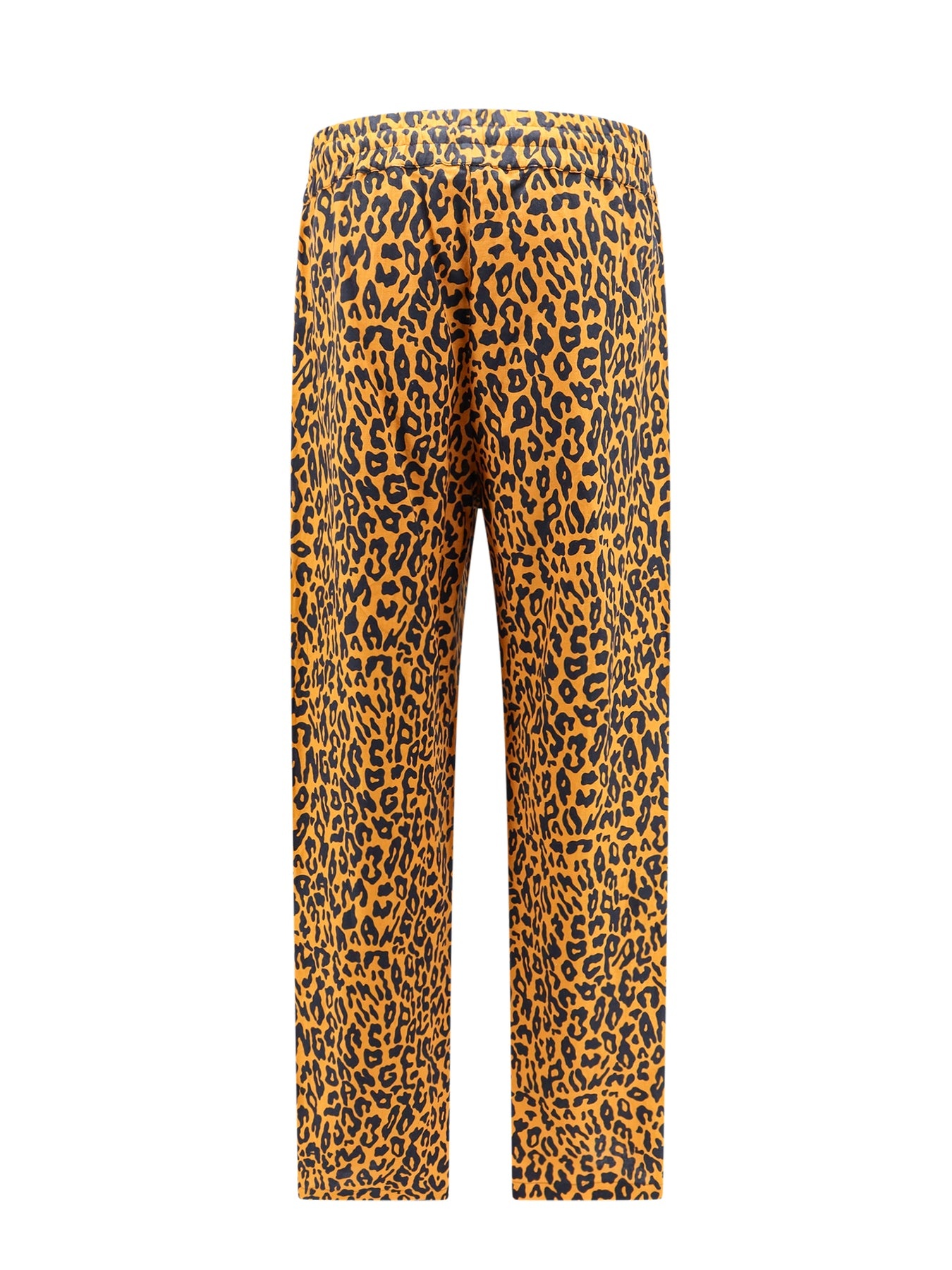 Linen and cotton trouser with animalier print - 2