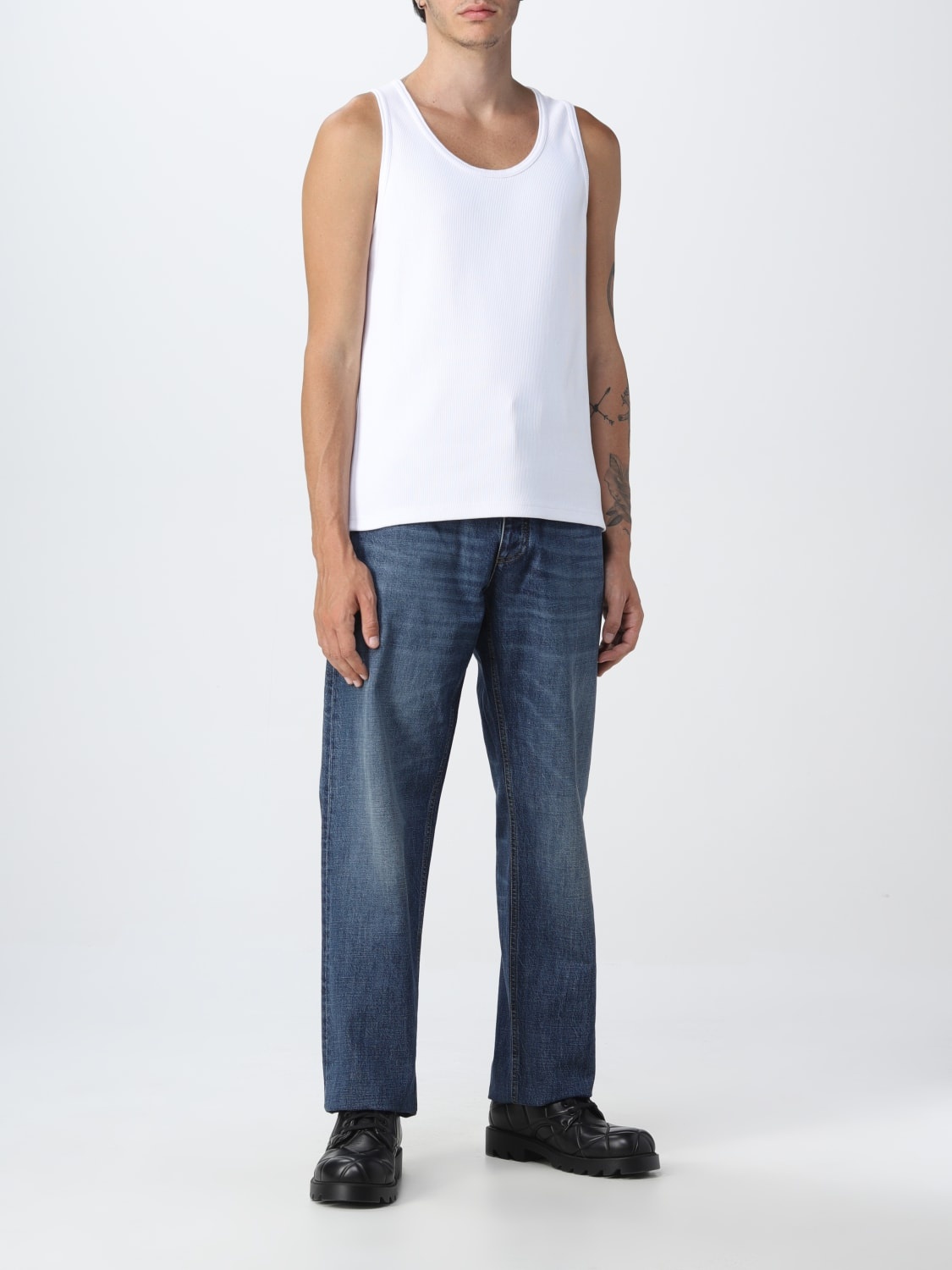 Bottega Veneta basic cotton tank top - 2