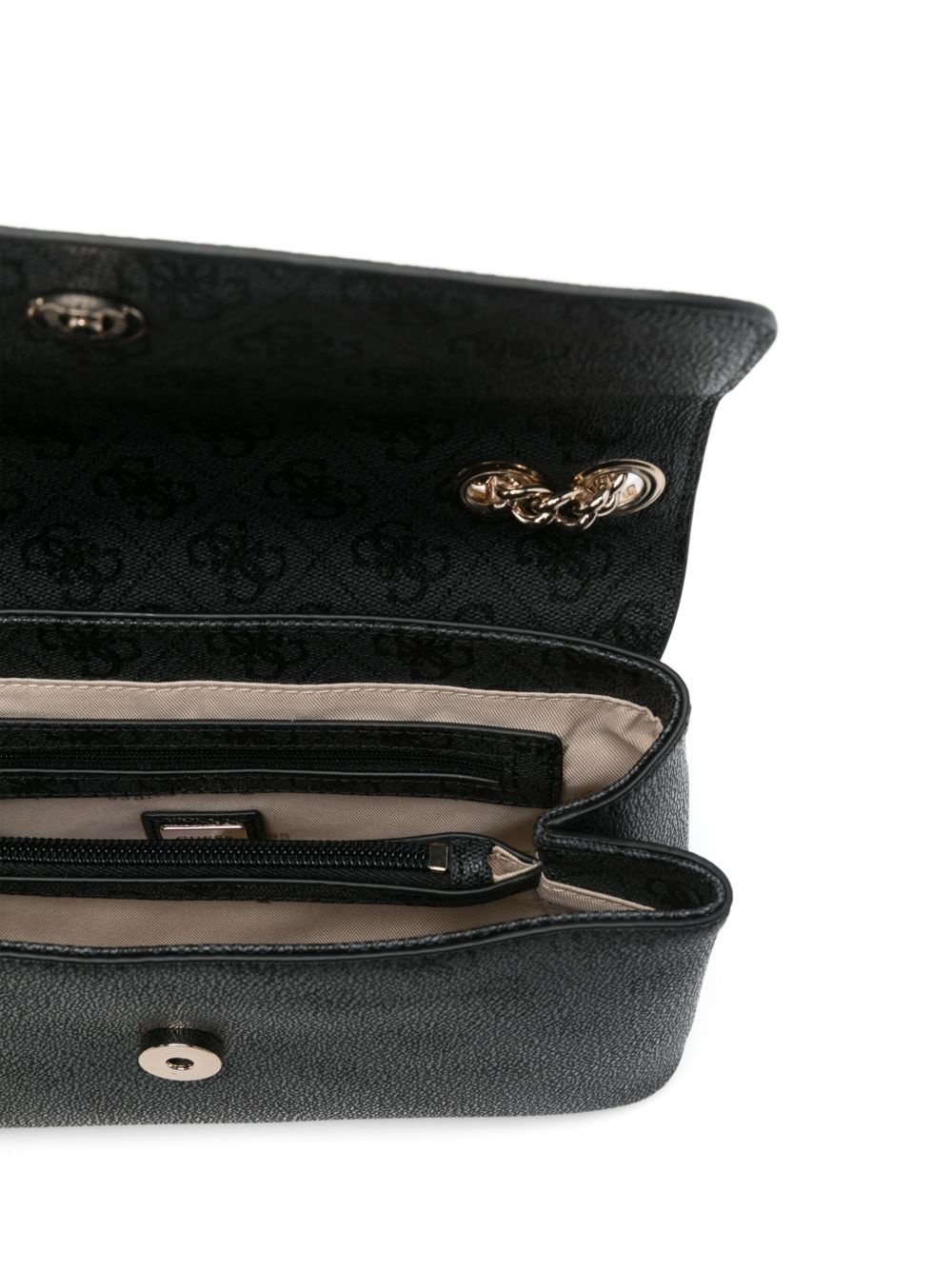 logo-plaque shoulder bag - 4