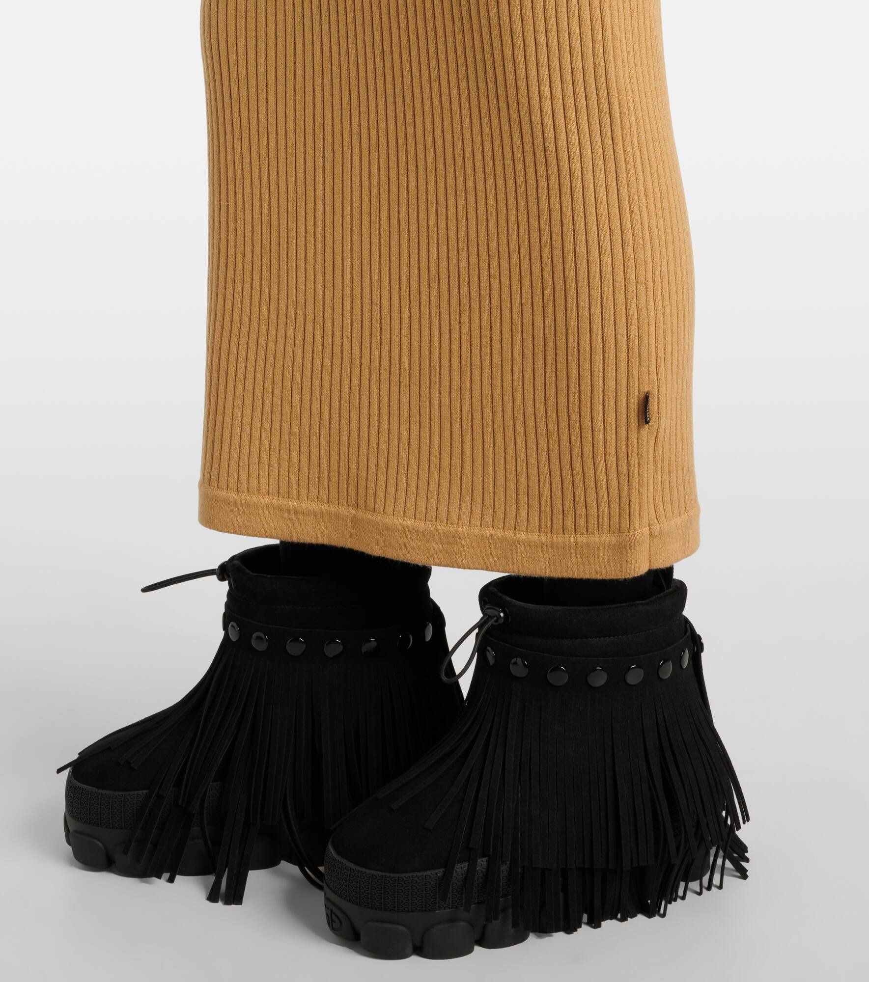 Mireille ribbed-knit maxi dress - 6