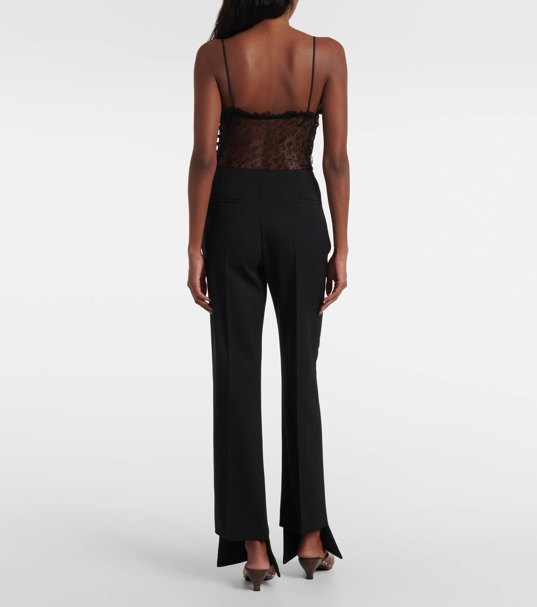 High-rise wide-leg pants - 3