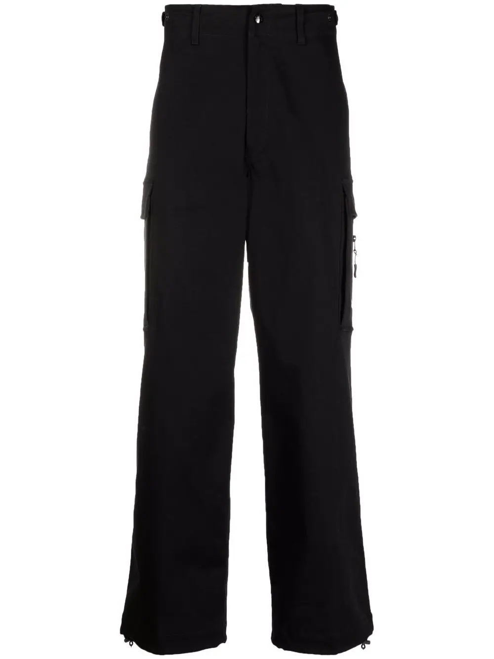 wide-leg cargo trousers - 1