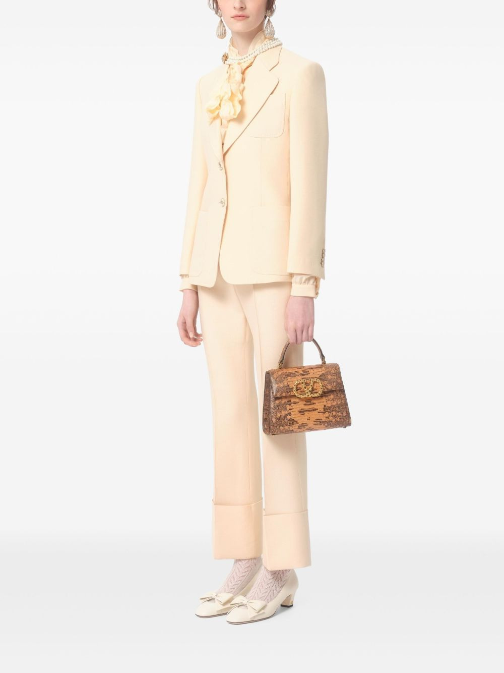 turn-up hem trousers - 2