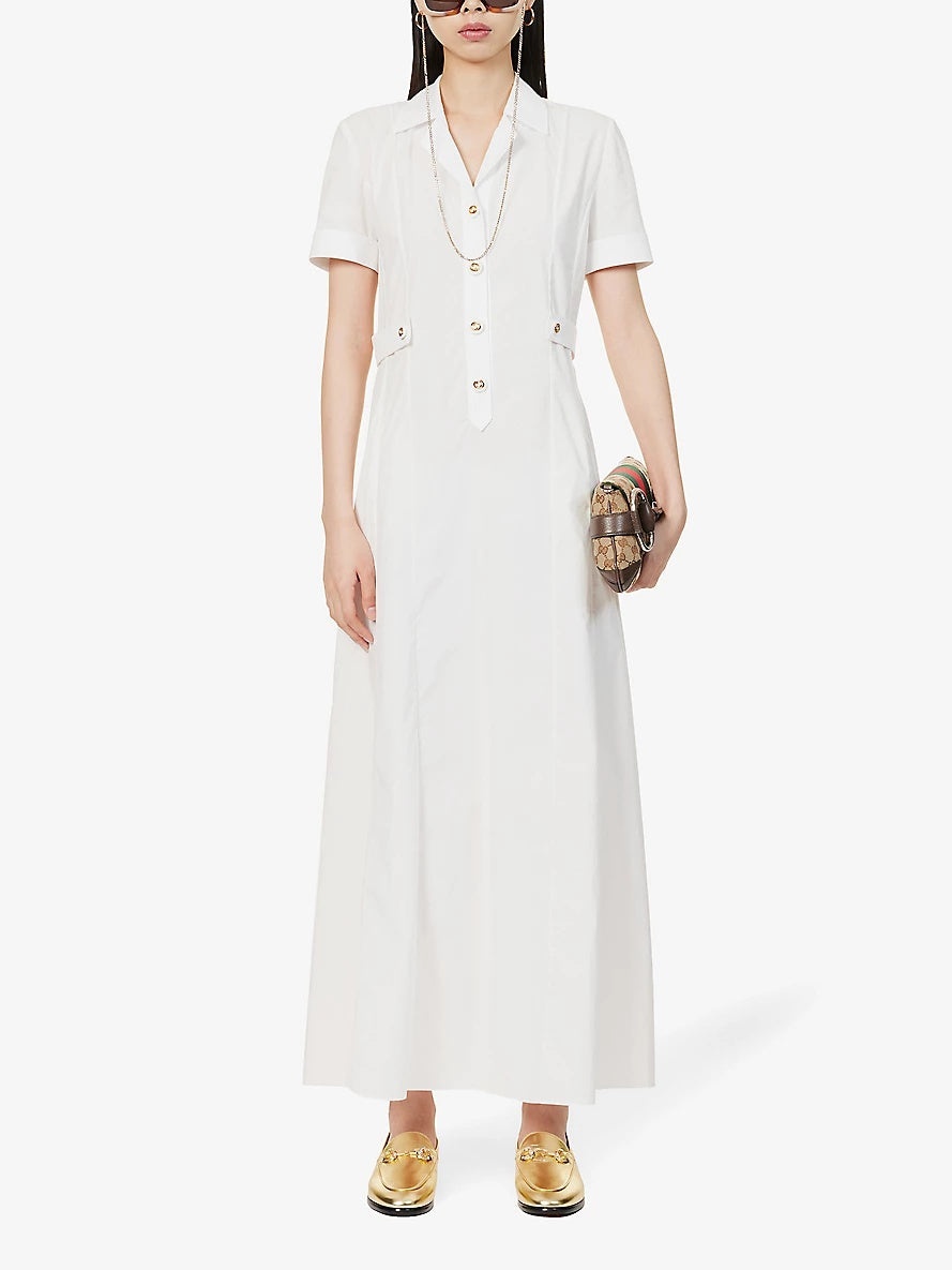 Gucci Cotton Poplin Dress - 2