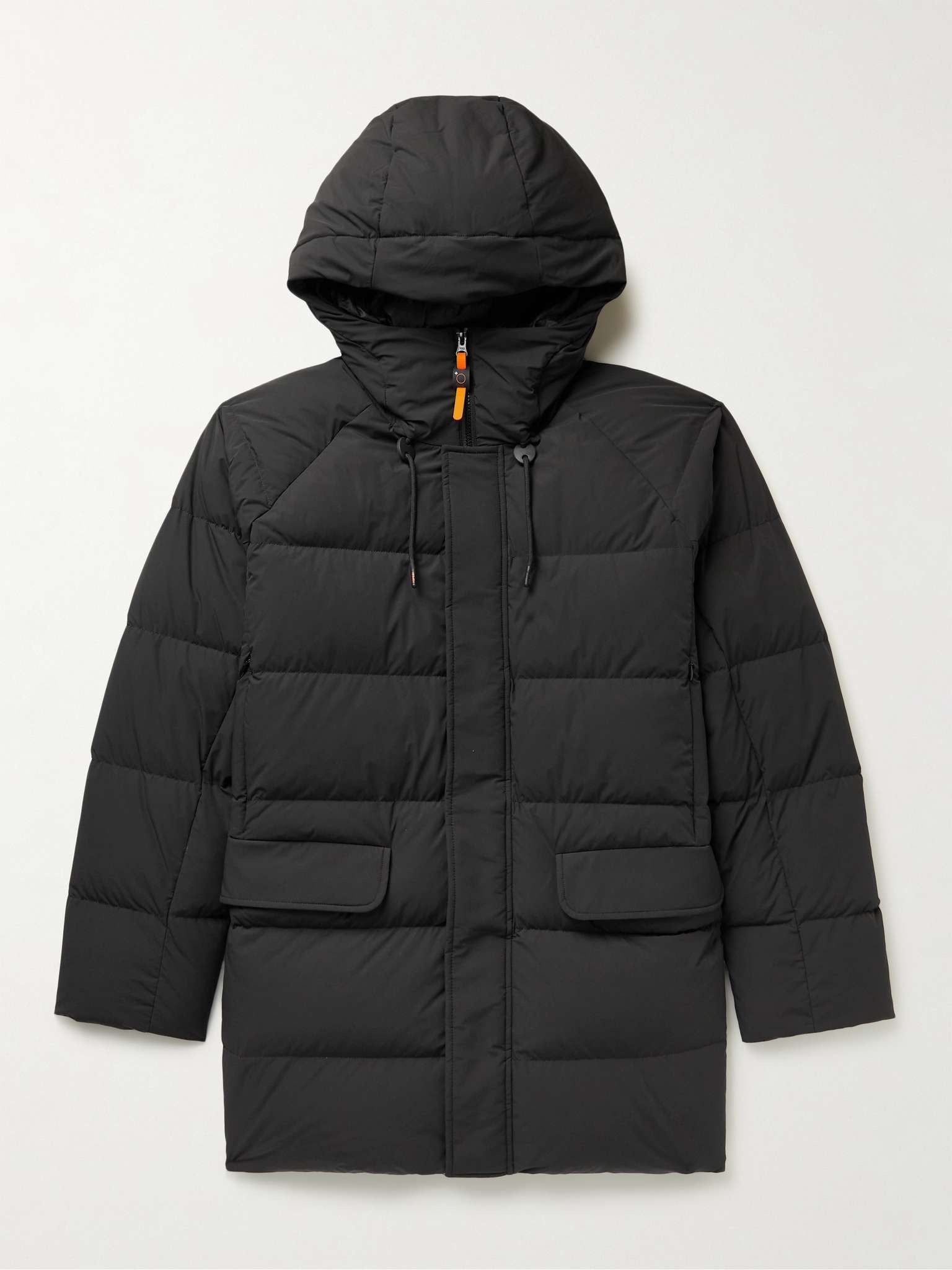 Quilted Shell Hooded Down Parka - 1