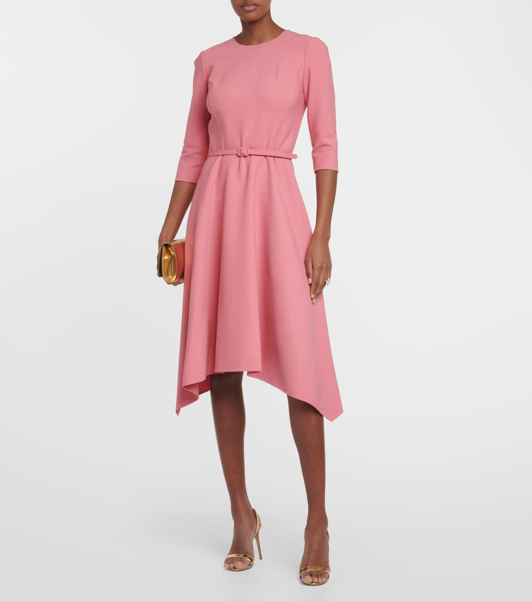 Wool-blend midi dress - 2