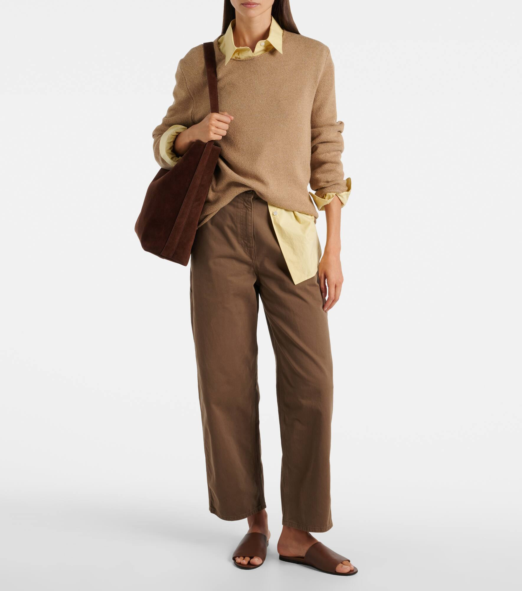 Sac Supple suede tote bag - 5