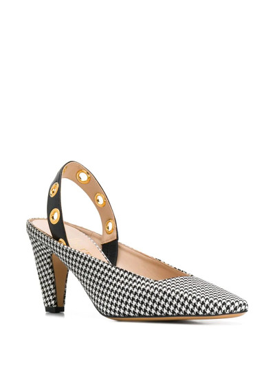 Mulberry Christy eyelet slingback pumps outlook