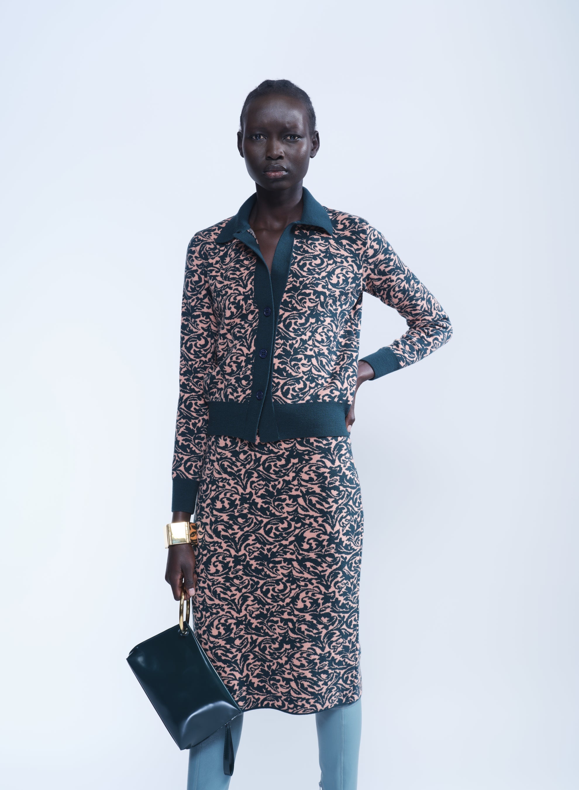 PRINTED WOOL CARDIGAN - 6