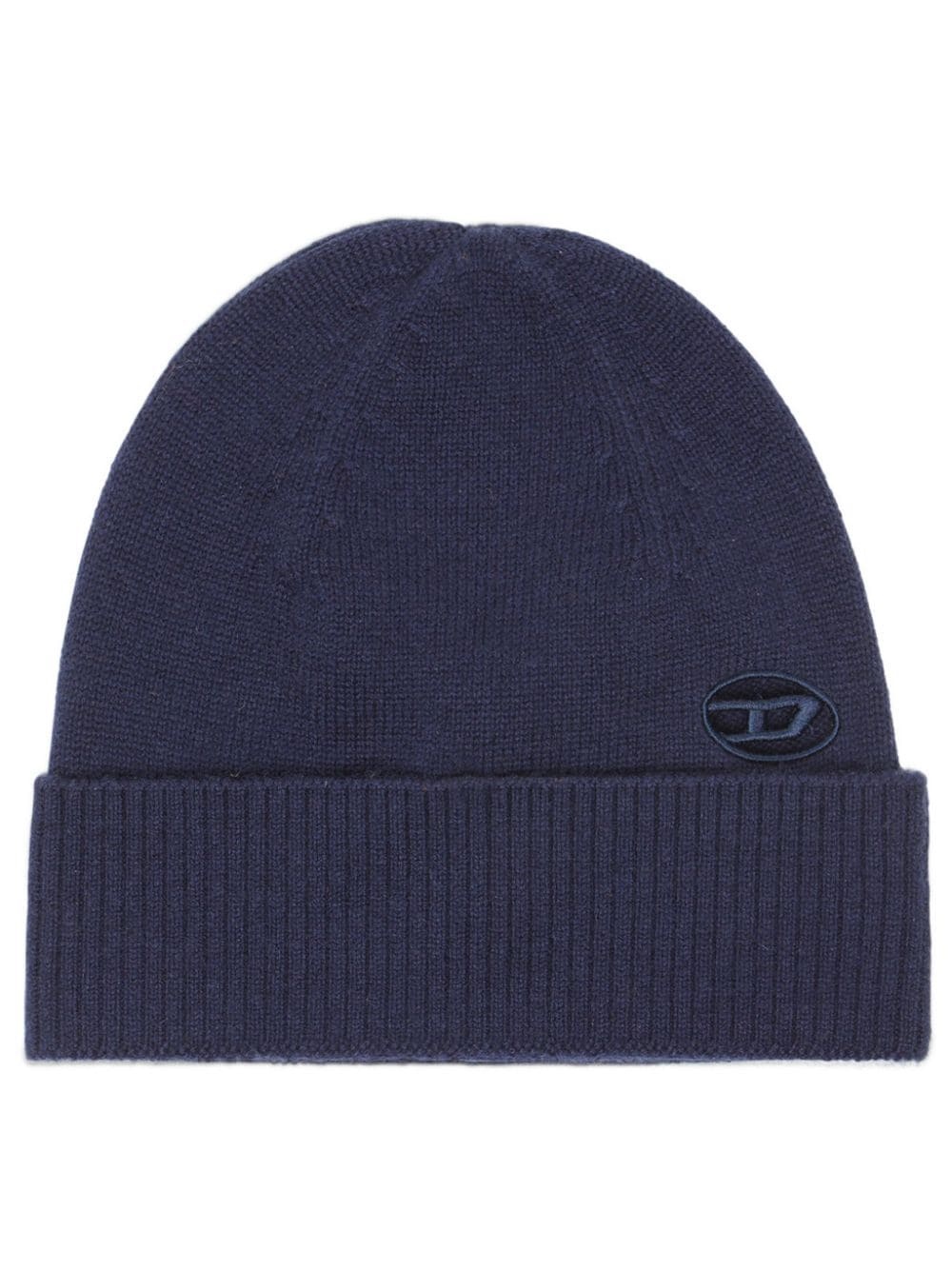 Oval D-patch wool-cashmere beanie - 1