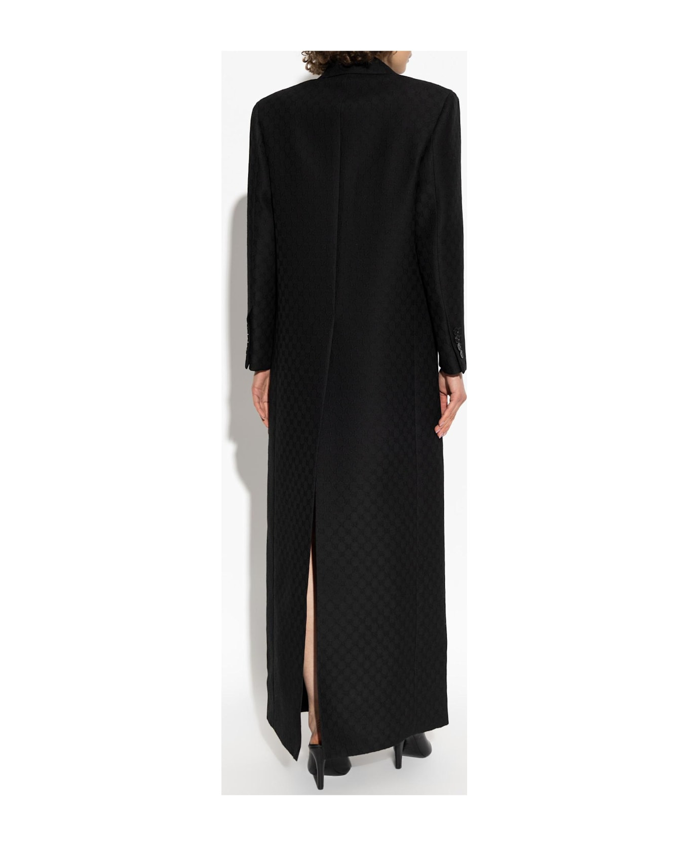 Gucci Double-breasted Coat With Gg Pattern - 4
