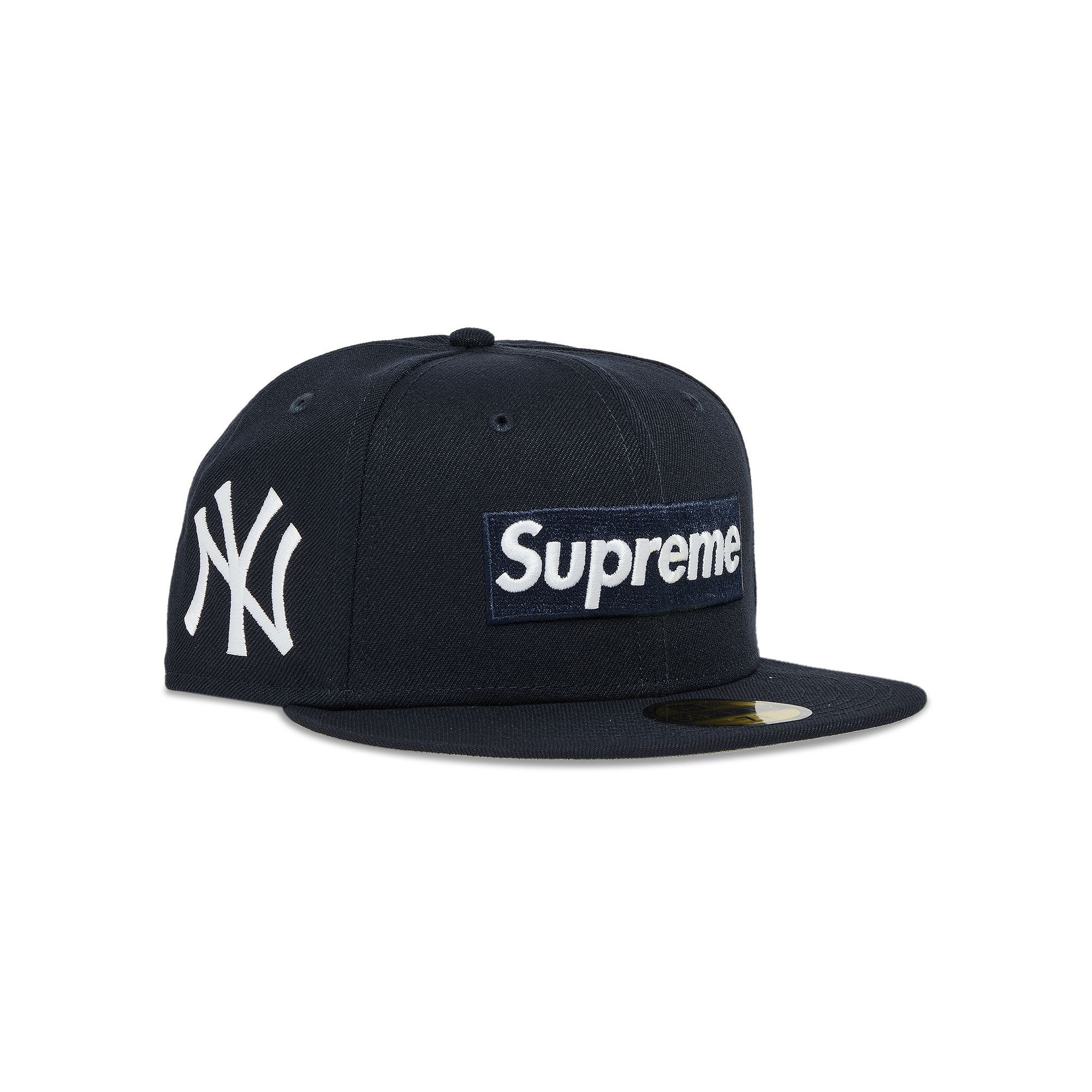 Supreme x MLB Teams Box Logo New Era 'Navy - New York' - 2