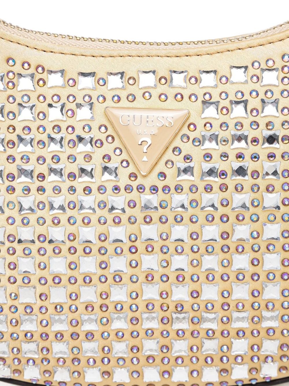 rhinestone-embellished tote bag - 5