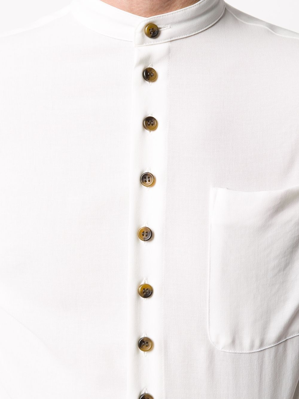 open back buttoned shirt - 5