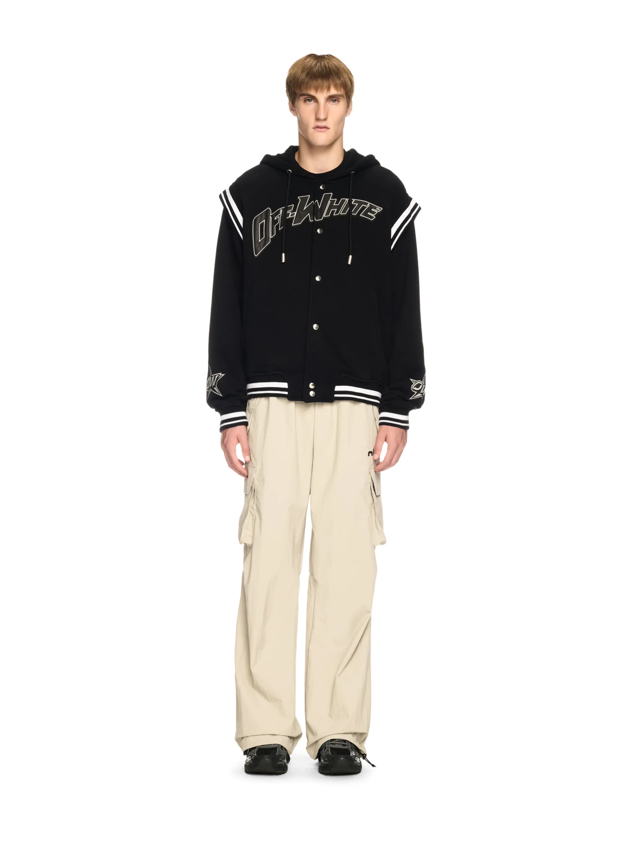 Off-White Black Fleece 00 Varsity | REVERSIBLE