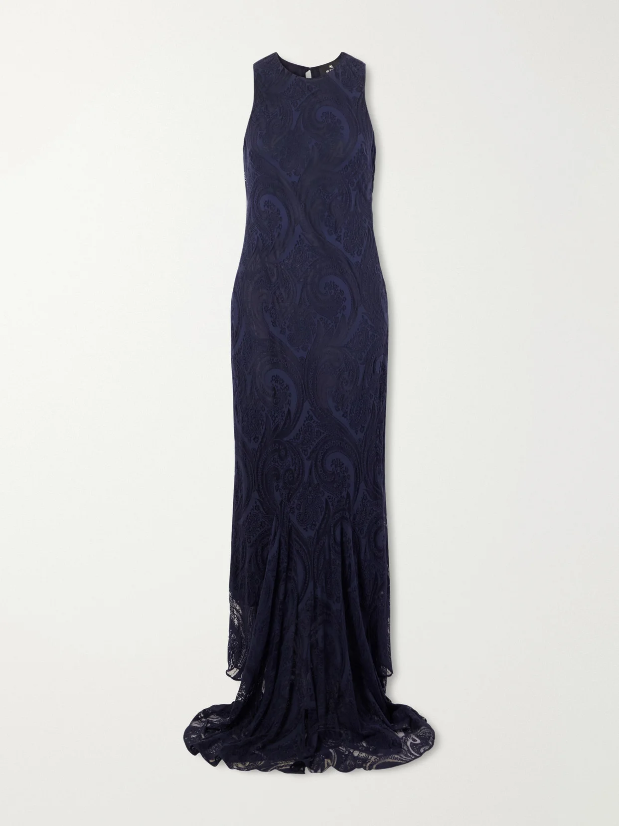 Devoré Cotton-blend Crepe-jersey Maxi Dress - 1