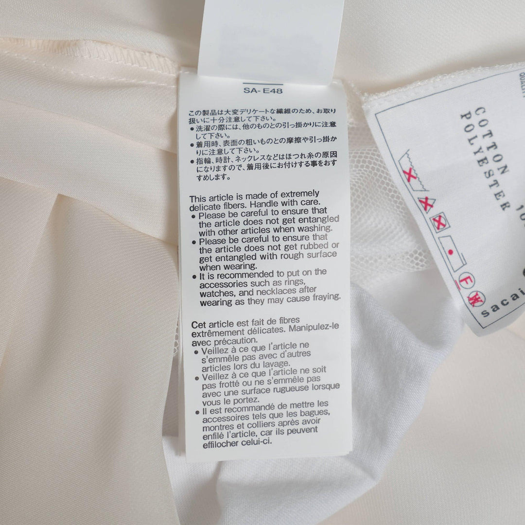 Satin X Cotton Jersey T-Shirt - 3