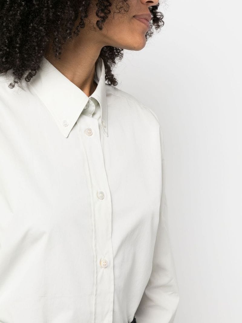 Bissett long-sleeve cotton shirt - 7