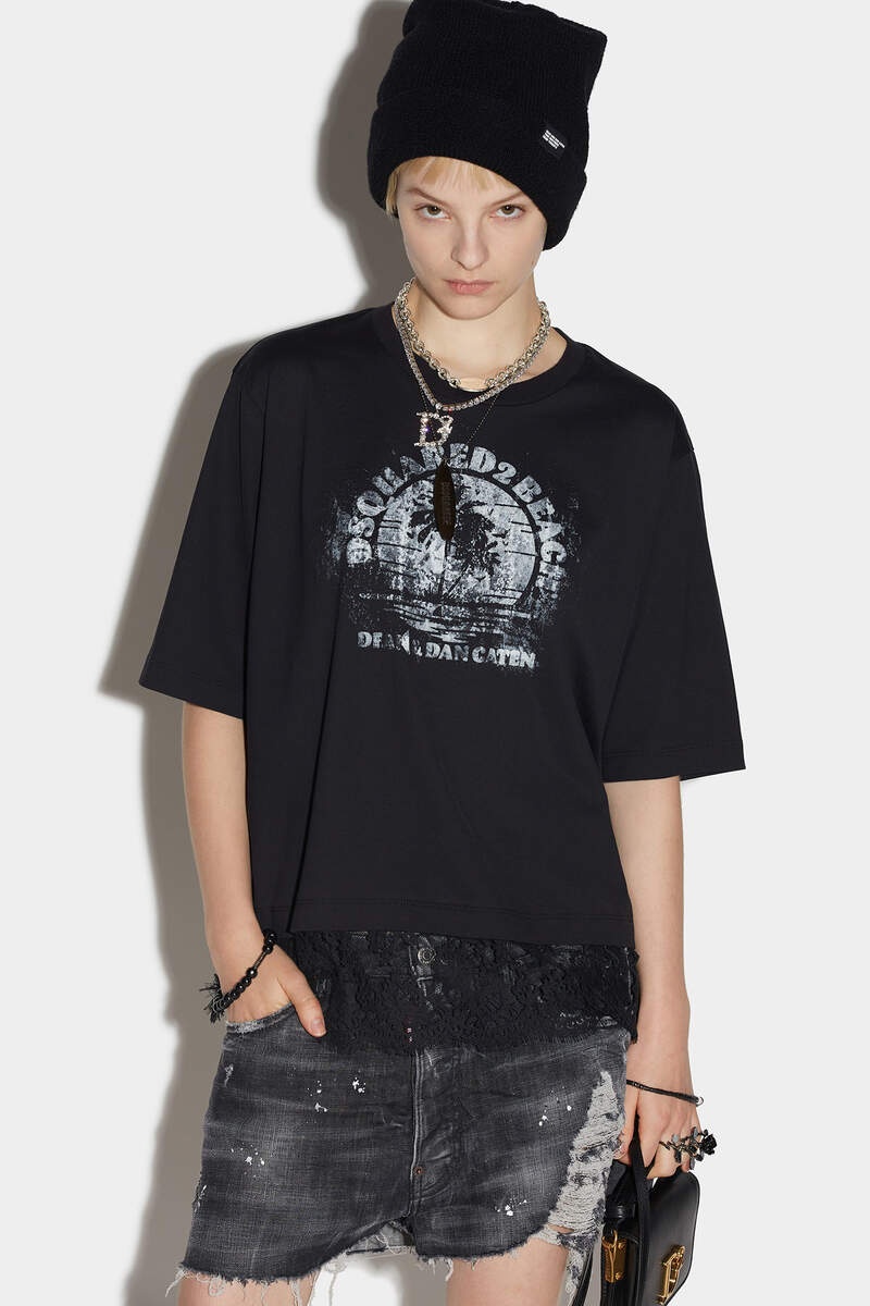 D2 GOTHSUNSET LACE T-SHIRT - 1