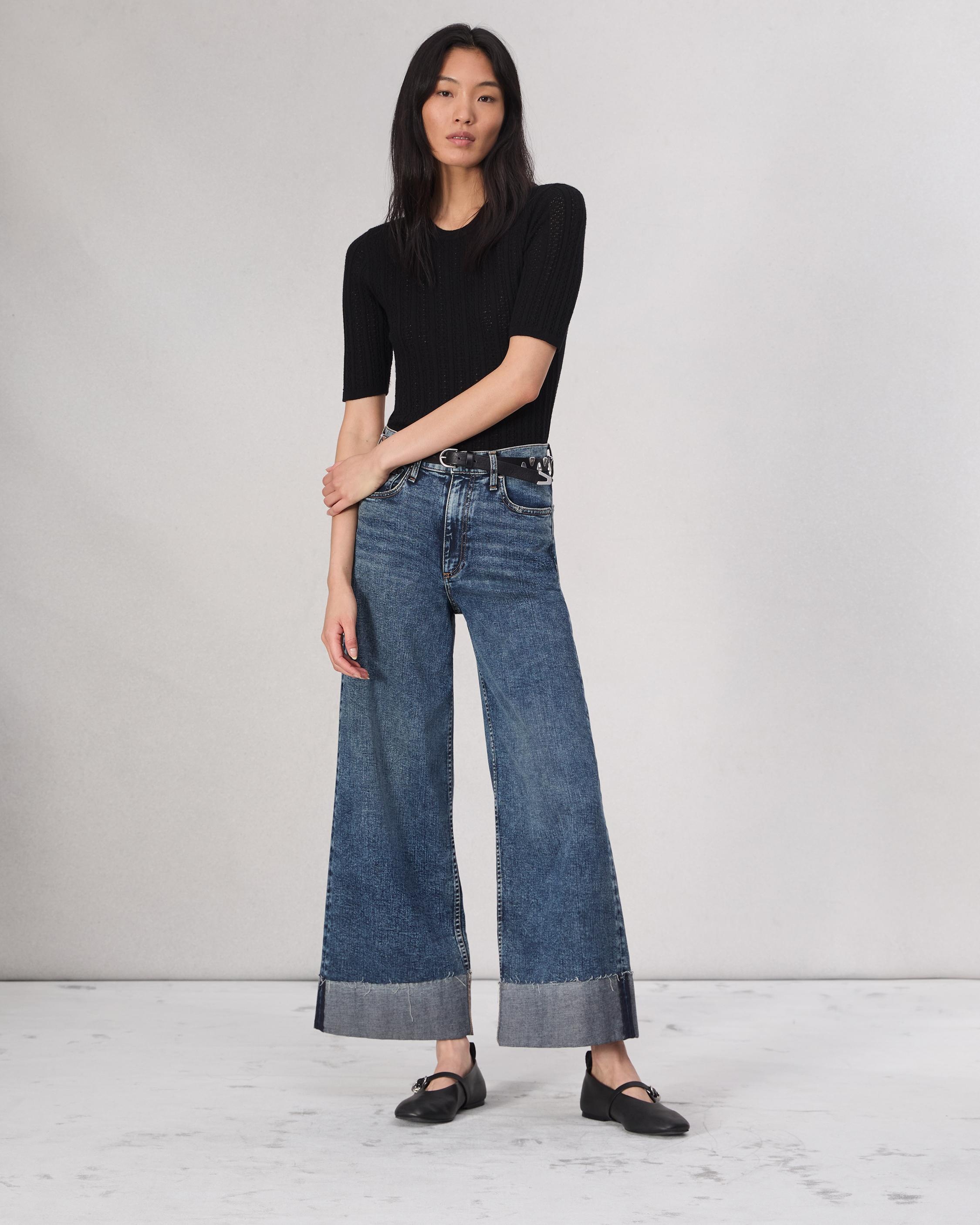 Sofie Ankle Wide Leg Jean - 1