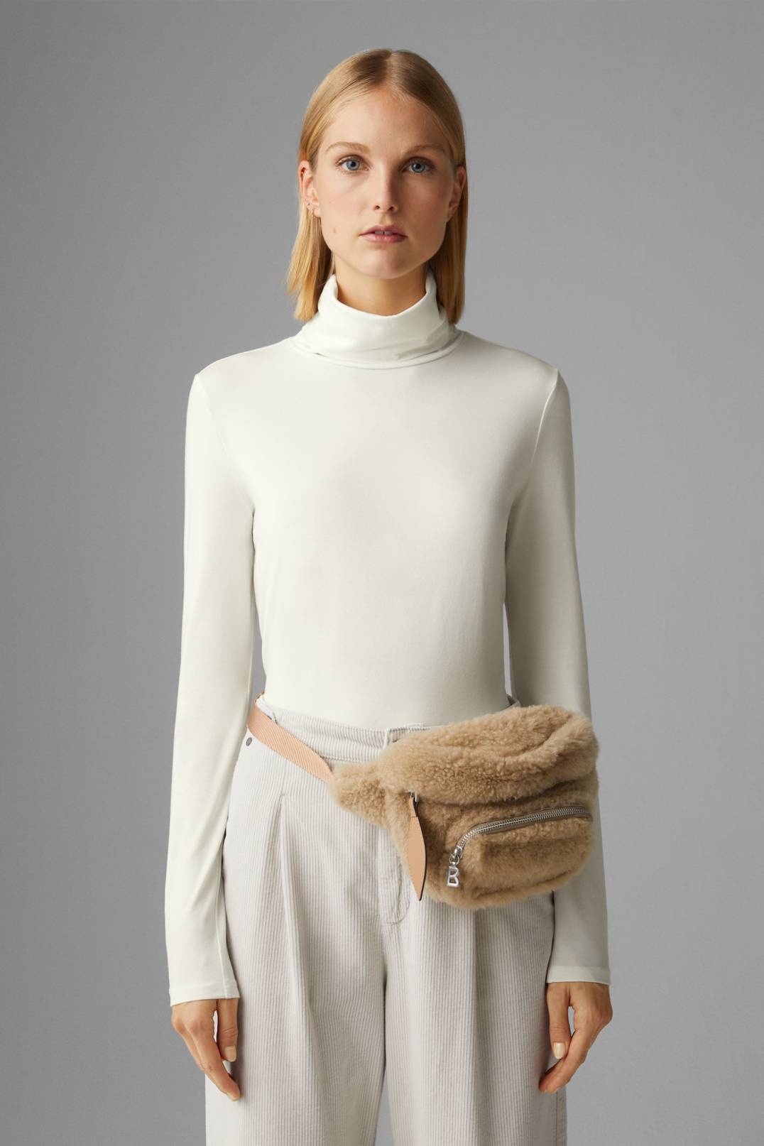 KATINKA TURTLENECK TOP IN OFF-WHITE - 2