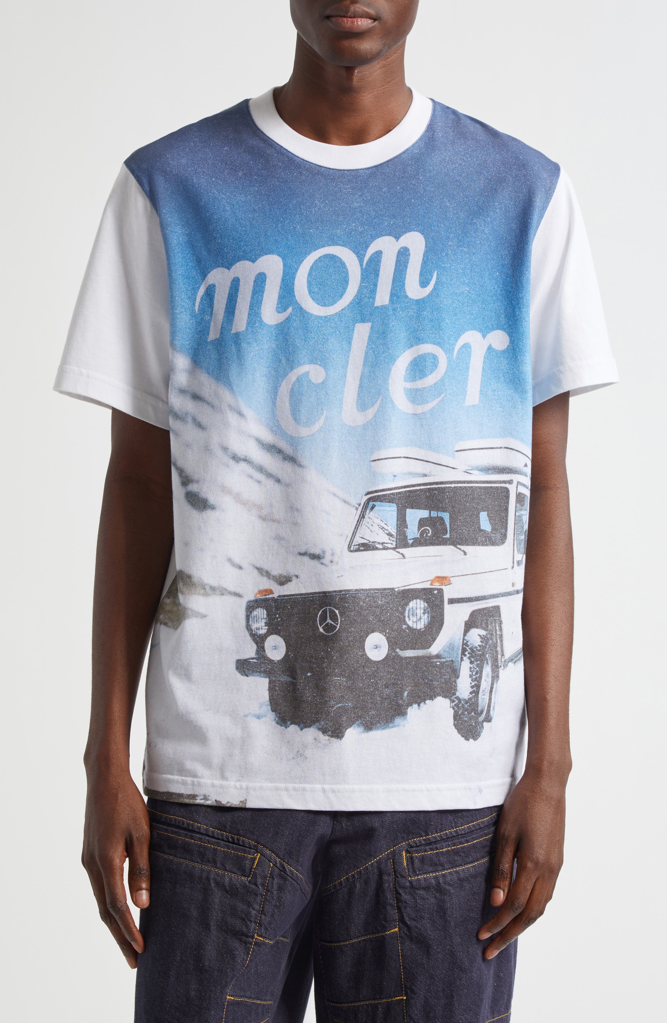 Moncler Genius x Mercedes-Benz by Nigo Graphic T-Shirt in 001 - 1
